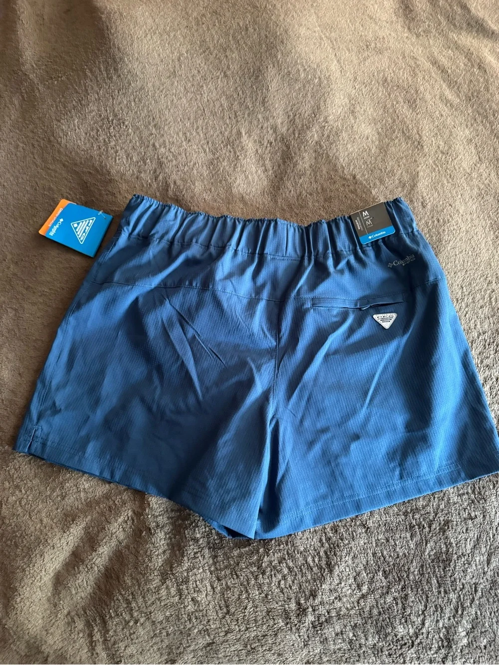 Columbia Navy Pull-On Athletic Shorts